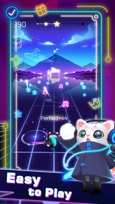 Emulate iPhone app Sonic Cat-Slash the Beats using MyAndroid Emulate iPhone app Sonic Cat-Slash the Beats using MyAndroid