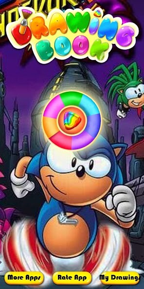 Run android online APK Soni Coloring Bleu Hedgehog 2021 from MyAndroid or emulate Soni Coloring Bleu Hedgehog 2021 using MyAndroid