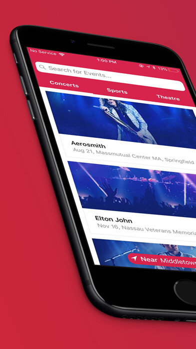 Emulate iPhone app SonicSeats - No Hidden Fees using MyAndroid