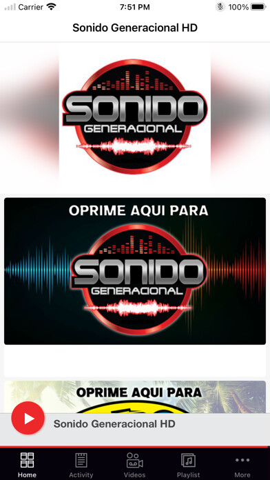 Emulate iPhone app Sonido Generacional HD using MyAndroid Emulate iPhone app Sonido Generacional HD using MyAndroid