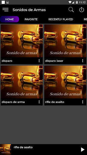 Run android online APK Sonidos De Armas Variedad De Sonidos Gratis from MyAndroid or emulate Sonidos De Armas Variedad De Sonidos Gratis using MyAndroid