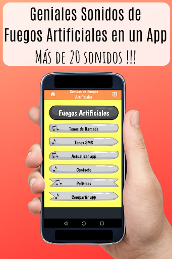 Run android online APK Sonidos de Fuegos Artificiales from MyAndroid or emulate Sonidos de Fuegos Artificiales using MyAndroid