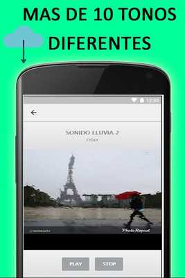 Emulate Android APK sonidos de lluvia