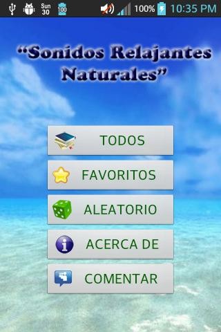 Run android online APK Sonidos Relajantes Naturales from MyAndroid or emulate Sonidos Relajantes Naturales using MyAndroid