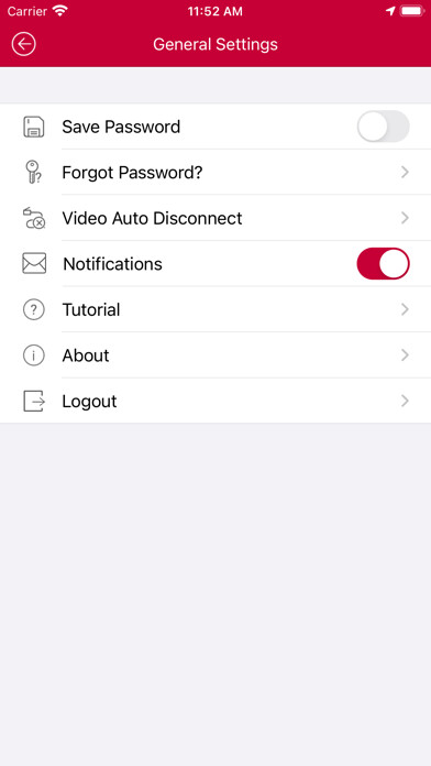Emulate iPhone app Sonitrol using MyAndroid