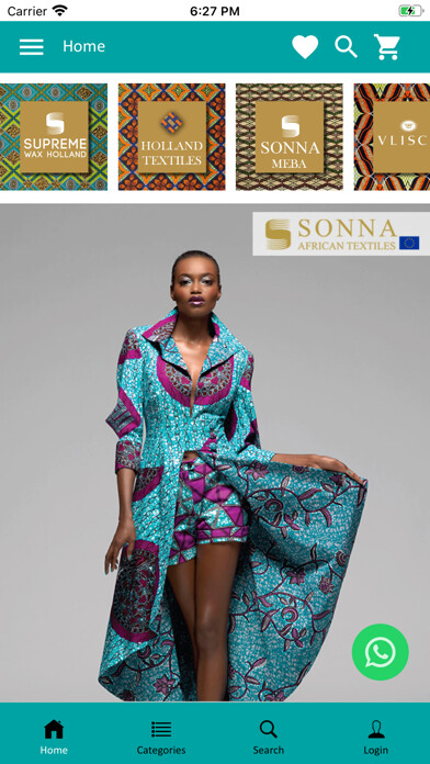 Emulate iPhone app Sonna African Textiles using MyAndroid Emulate iPhone app Sonna African Textiles using MyAndroid