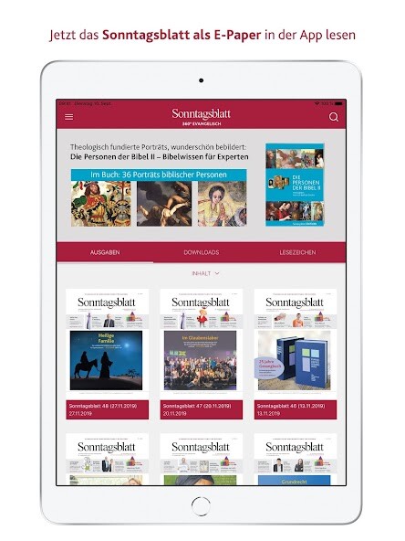 Run android online APK Sonntagsblatt 360° Evangelisch from MyAndroid or emulate Sonntagsblatt 360° Evangelisch using MyAndroid Run android online APK Sonntagsblatt 360° Evangelisch from MyAndroid or emulate Sonntagsblatt 360° Evangelisch using MyAndroid