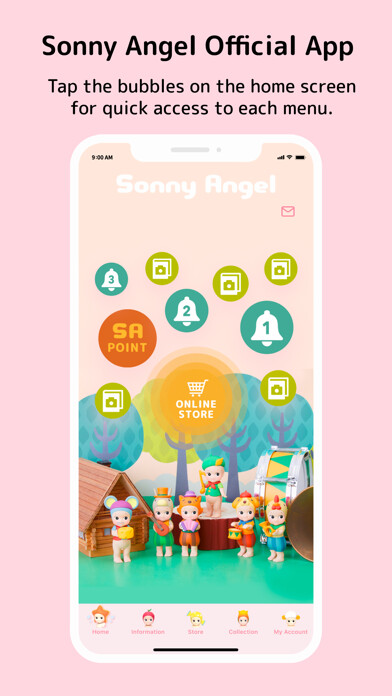 Emulate iPhone app Sonny Angel USA using MyAndroid Emulate iPhone app Sonny Angel USA using MyAndroid