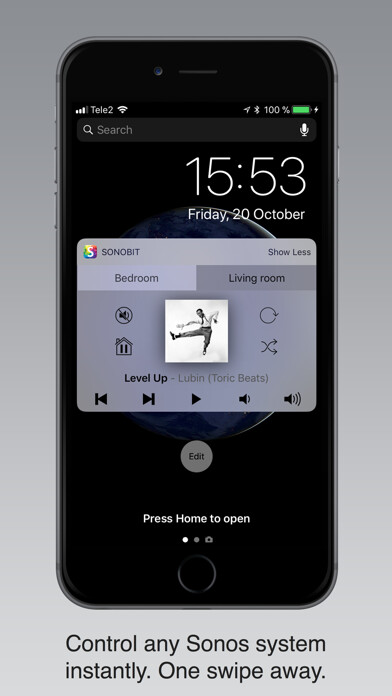 Emulate iPhone app Sonobit - Remote for Sonos using MyAndroid Emulate iPhone app Sonobit - Remote for Sonos using MyAndroid
