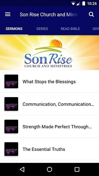 Run android online APK Son Rise Church and Minist. from MyAndroid or emulate Son Rise Church and Minist. using MyAndroid