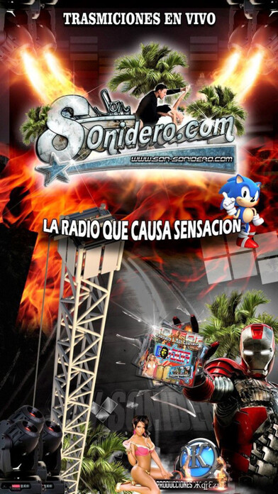 Emulate iPhone app Son Sonidero Radio using MyAndroid Emulate iPhone app Son Sonidero Radio using MyAndroid