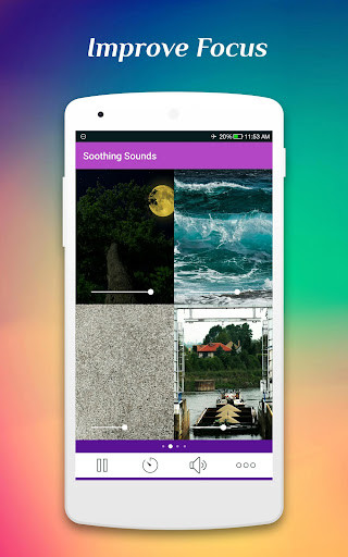 Run android online APK Soothing Sounds - Meditate, Sleep, Relax from MyAndroid or emulate Soothing Sounds - Meditate, Sleep, Relax using MyAndroid