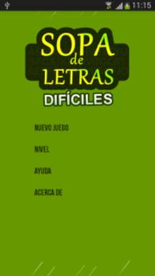 Emulate Android APK Sopa de letras dificiles Emulate Android APK Sopa de letras dificiles