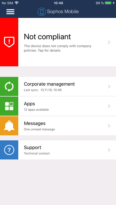 Emulate iPhone app Sophos Mobile Control using MyAndroid Emulate iPhone app Sophos Mobile Control using MyAndroid