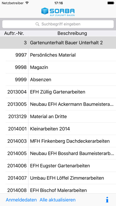 Emulate iPhone app SORBA Projekte AX using MyAndroid Emulate iPhone app SORBA Projekte AX using MyAndroid