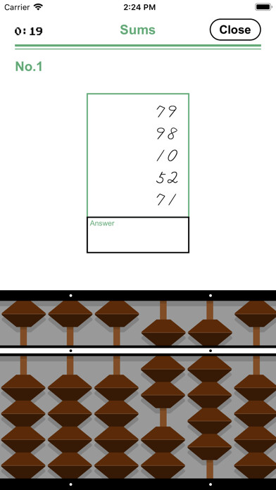 Emulate iPhone app Soroban Drill using MyAndroid Emulate iPhone app Soroban Drill using MyAndroid