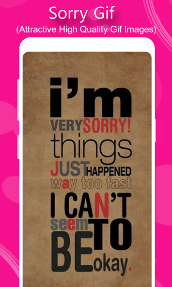 Run android online APK Sorry Gif from MyAndroid or emulate Sorry Gif using MyAndroid