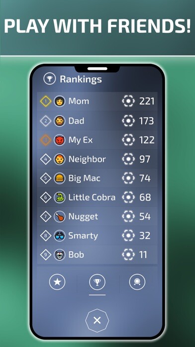 Emulate iPhone app Sortator - Skill game using MyAndroid