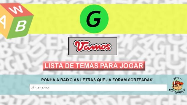 Run android online APK SORTEADOR DE LETRAS - ADEDONHA (STOP) from MyAndroid or emulate SORTEADOR DE LETRAS - ADEDONHA (STOP) using MyAndroid Run android online APK SORTEADOR DE LETRAS - ADEDONHA (STOP) from MyAndroid or emulate SORTEADOR DE LETRAS - ADEDONHA (STOP) using MyAndroid