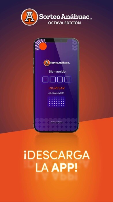 Emulate iPhone app Sorteo Anáhuac using MyAndroid