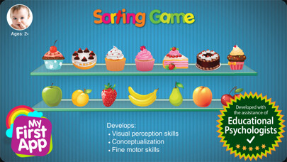 Emulate iPhone app Sorting game for preschool kid using MyAndroid Emulate iPhone app Sorting game for preschool kid using MyAndroid