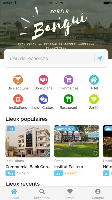 Emulate iPhone app Sortir à Bangui using MyAndroid Emulate iPhone app Sortir à Bangui using MyAndroid