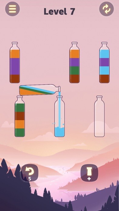 Emulate iPhone app SortPuz 3D - Water Puzzle Game using MyAndroid Emulate iPhone app SortPuz 3D - Water Puzzle Game using MyAndroid