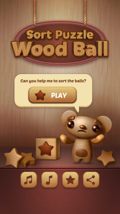 Emulate iPhone app Sort Puzzle - Wood Ball using MyAndroid Emulate iPhone app Sort Puzzle - Wood Ball using MyAndroid