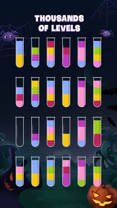Emulate iPhone app Sort Water Color Puzzle using MyAndroid Emulate iPhone app Sort Water Color Puzzle using MyAndroid