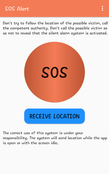 Run android online APK SOS Alert from MyAndroid or emulate SOS Alert using MyAndroid