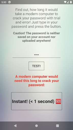Run android online APK So secure is your password! from MyAndroid or emulate So secure is your password! using MyAndroid
