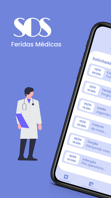 Emulate iPhone app SOS FERIDAS MÉDICAS - Médicos using MyAndroid Emulate iPhone app SOS FERIDAS MÉDICAS - Médicos using MyAndroid