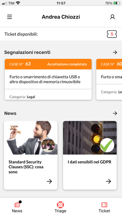Emulate iPhone app SOS GDPR using MyAndroid