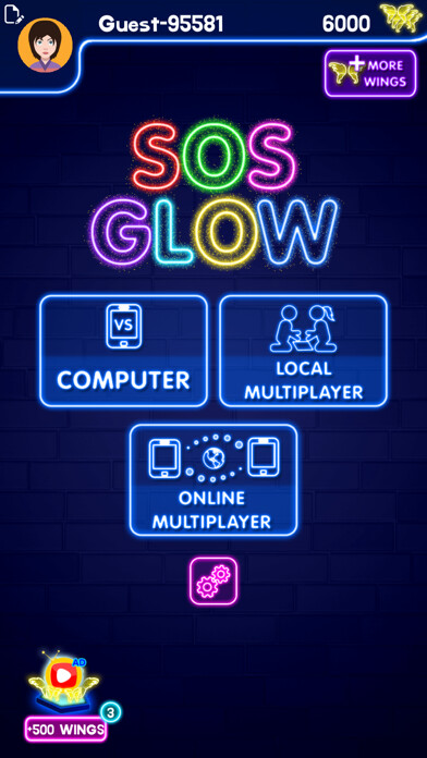 Emulate iPhone app SOS Glow: Online Multiplayer using MyAndroid