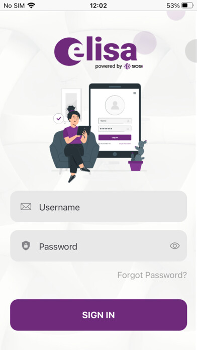 Emulate iPhone app SOSI-ELISA using MyAndroid