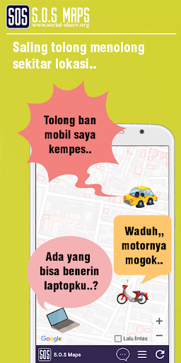 Run android online APK S.O.S Maps from MyAndroid or emulate S.O.S Maps using MyAndroid