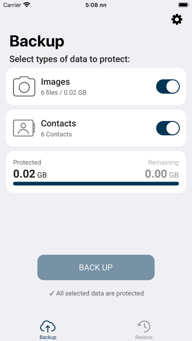 Emulate iPhone app SOS Online Backup using MyAndroid Emulate iPhone app SOS Online Backup using MyAndroid