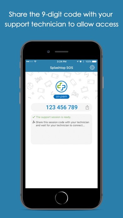 Emulate iPhone app SOS On-Prem using MyAndroid