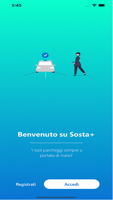 Emulate iPhone app Sosta+ using MyAndroid