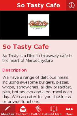 Emulate Android APK So Tasty Cafe