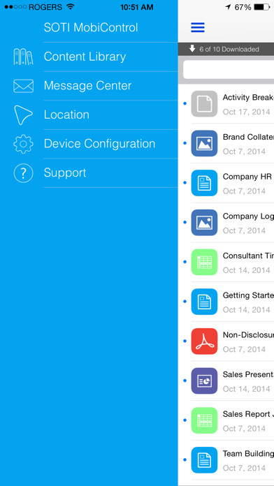 Emulate iPhone app SOTI MobiControl using MyAndroid Emulate iPhone app SOTI MobiControl using MyAndroid