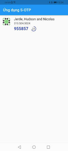 Run android online APK S-OTP from MyAndroid or emulate S-OTP using MyAndroid