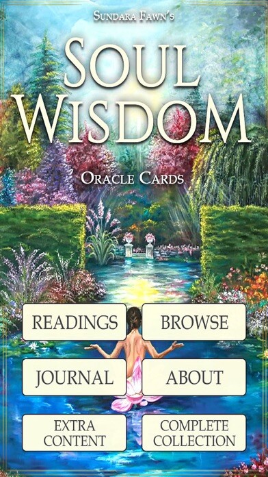 Emulate iPhone app Soul Wisdom Oracle Cards using MyAndroid
