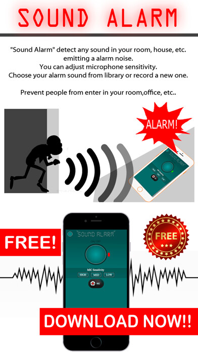 Emulate iPhone app Sound Alarm FREE using MyAndroid Emulate iPhone app Sound Alarm FREE using MyAndroid
