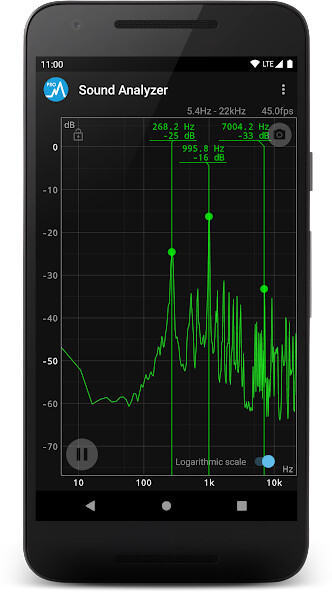 Emulate Android APK Sound Analyzer