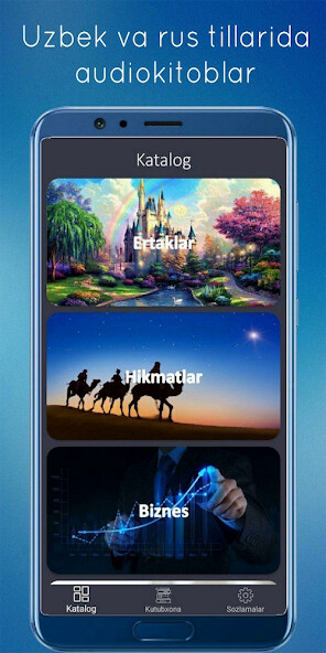Run android online APK Soundbook - Uzbek tilida audio kitoblar from MyAndroid or emulate Soundbook - Uzbek tilida audio kitoblar using MyAndroid