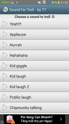 Run android online APK Sound For Troll from MyAndroid or emulate Sound For Troll using MyAndroid Run android online APK Sound For Troll from MyAndroid or emulate Sound For Troll using MyAndroid