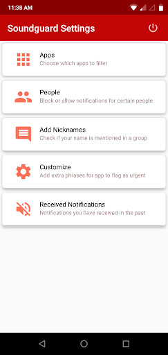 Run android online APK Soundguard - Notification Filter from MyAndroid or emulate Soundguard - Notification Filter using MyAndroid