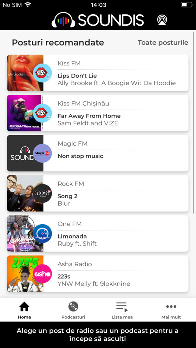 Emulate iPhone app SOUNDIS.RO using MyAndroid Emulate iPhone app SOUNDIS.RO using MyAndroid