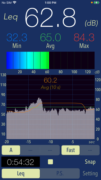 Emulate iPhone app Sound Level Analyzer using MyAndroid Emulate iPhone app Sound Level Analyzer using MyAndroid